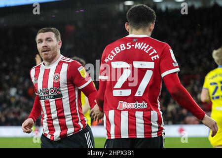 Sheffield, Royaume-Uni. 23rd févr. 2022. John Fleck #4 de Sheffield United lors du match de championnat Sky Bet entre Sheffield United et Blackburn Rovers à Bramall Lane à Sheffield, Royaume-Uni, le 2/23/2022. (Photo de James Heaton/News Images/Sipa USA) crédit: SIPA USA/Alay Live News Banque D'Images