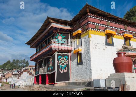 LANGMUSI, CHINE - Sertri Gompa (Dacanglangmu Saichisi). Une célèbre Lamasery à Langmusi, Gansu, Chine. Banque D'Images