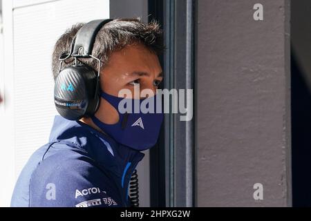 Montmelo, Espagne le 23 février 2022, Alex Albon 23 (GBR), Williams FW43B lors de la SESSION D'AVANT-SAISON FORMULA 1 au circuit de Barcelone-Catalunya, Montmelo, Espagne le 23 février 2022 ELEANOR HOAD Banque D'Images