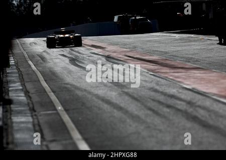 Barcelone, Espagne, 23/02/2022, 04 NORRIS Lando (gbr), McLaren F1 Team MCL36, action lors de la session d'avant-saison avant le Championnat du monde de Formule 1 de la FIA 2022, sur le circuit de Barcelone-Catalunya, du 23 au 25 février 2022 à Montmelo, près de Barcelone, Espagne - photo: DPPI/DPPI/LiveMedia Banque D'Images