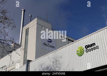 Olam Cocoa chocolaterie à Koog aan de Zaan, pays-Bas, février 2022 Banque D'Images