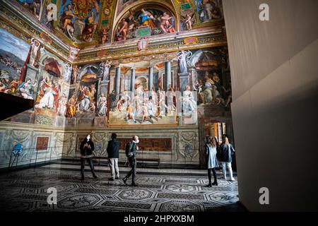 Musée du Vatican, Rome, Italie Banque D'Images