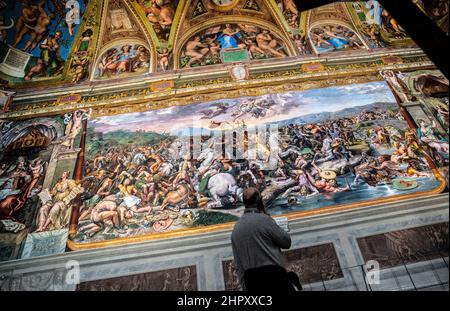 Musée du Vatican, Rome, Italie Banque D'Images