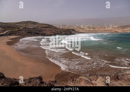 Playa Grande sur Tenerife dans les îles Canaries Banque D'Images