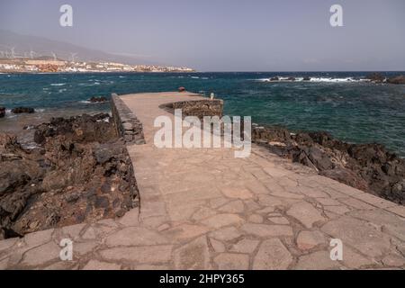 Playa Grande sur Tenerife dans les îles Canaries Banque D'Images