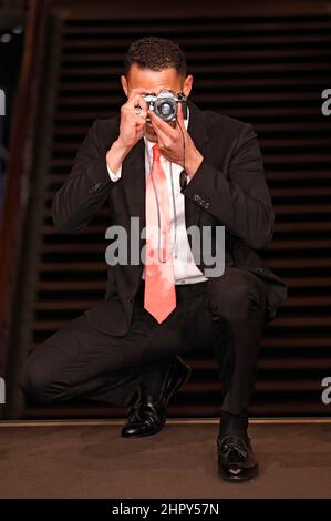 Daryl McCormack participe à la première « bonne chance pour toi, Leo Grande » lors du Berlinale International film Festival Berlin 72nd à Friedrichstadtpalast le 12 février 2022 à Berlin, Allemagne. Banque D'Images