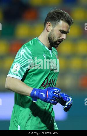 Frosinone, Italie. 23rd févr. 2022. Alessandro Micai de Reggina pendant le match de football série B, au Stadio Benito Stirpe, Frosinone v Reggina le 23 février 2022 à Frosinone, Italie. (Photo par AllShotLive/Sipa USA) crédit: SIPA USA/Alay Live News Banque D'Images