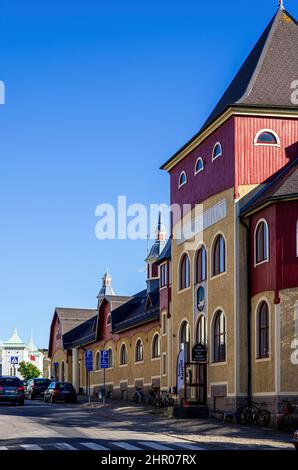 Strömstad, Bohuslän, Västra Götalands län, Suède: Vue extérieure de la salle de bains (Strömstads badanstalt), 11 août 2016. Banque D'Images