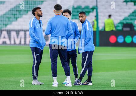 Séville, Séville, Espagne. 24th févr. 2022. Malcom de Zenit Saint-Pétersbourg lors de l'UEFA Europa League Knockout Round Playoffs Leg One match entre Real Betis et Zenit Saint-Pétersbourg au stade Benito Villamarin le 24 février 2022 à Séville, Espagne. (Credit image: © Jose Luis Contreras/DAX via ZUMA Press Wire) Banque D'Images