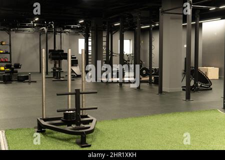 salle d'entraînement rod exercice santé, pour l'entraînement fitness de style de vie pour l'activité sportive, centre sportif. Banc, Banque D'Images