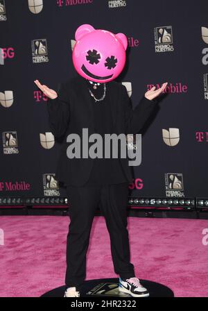 Miami, États-Unis. 24th févr. 2022. Cornetto marche le tapis rouge à l'édition 34 du spectacle de prix Univision 2022 Premio Lo Nuestro au FTX Arena de Miami, Floride, le jeudi 24 février 2022. Photo de Gary I Rothstein/UPI crédit: UPI/Alay Live News Banque D'Images