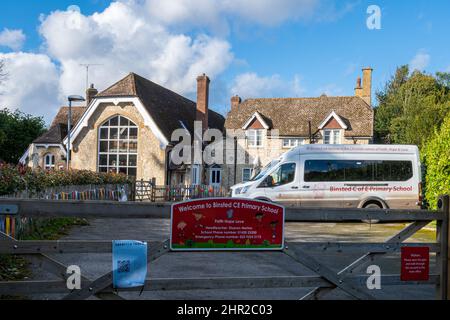 Binsted Church of England Primary School dans le village de Binsted, Hampshire, Angleterre, Royaume-Uni Banque D'Images