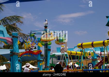 Zone colorée du parc à thème Sea World dédié aux manèges et aux divertissements pour les jeunes enfants. 2005, Gold Coast, Queensland, Australie. Banque D'Images