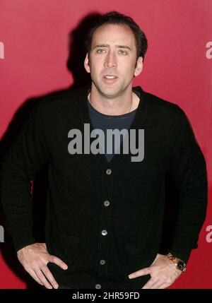 NICOLAS CAGE AU FESTIVAL DU FILM DE BERLIN BERLIN 8TH FÉVRIER 2003 Banque D'Images
