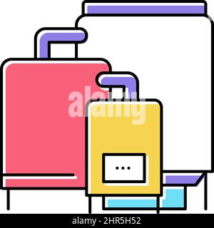 illustration vectorielle d'icône de couleur pour la fabrication de médicaments pharmaceutiques Illustration de Vecteur