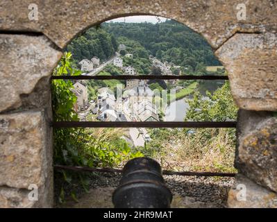 canon du château de bouillon Banque D'Images