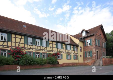 Alter Posthof, Hattersheim im Taunus, Hesse, Allemagne Banque D'Images