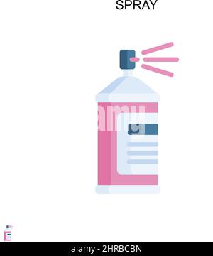 Icône de vecteur simple spray.Modèle de conception de symbole d'illustration pour élément d'interface utilisateur Web mobile. Illustration de Vecteur