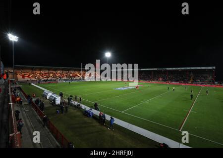 Kingston upon Hull, Royaume-Uni. 25th févr. 2022. Vue générale à l'intérieur du Sewell Group Craven Park Stadium avant le match de ce soir à Kingston upon Hull, Royaume-Uni, le 2/25/2022. (Photo de James Heaton/News Images/Sipa USA) crédit: SIPA USA/Alay Live News Banque D'Images