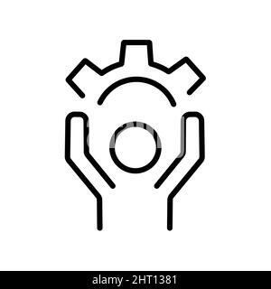 Icône vectorielle abstraite sur le blanc, Illustration isolée pour la conception graphique et web.Symbole plat simple. Illustration de Vecteur