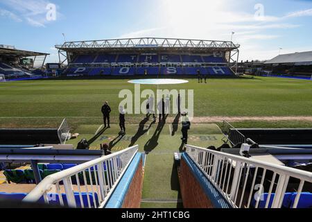 Vue générale à l'intérieur du Weston Homes Stadium avant le match d'aujourd'hui Banque D'Images