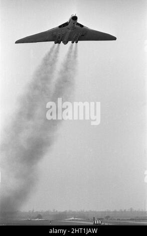 Bombardiers Avro Vulcan à la station RAF 12th février 1965. Banque D'Images