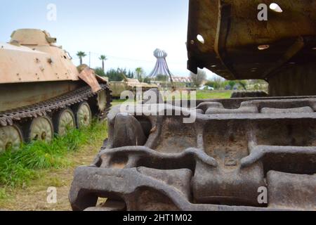 Halabja, Irak - 25 mars 2018 : monument et musée à Halabja, souvenir des victimes de l'attaque chimique, massacre contre le peuple kurde Banque D'Images