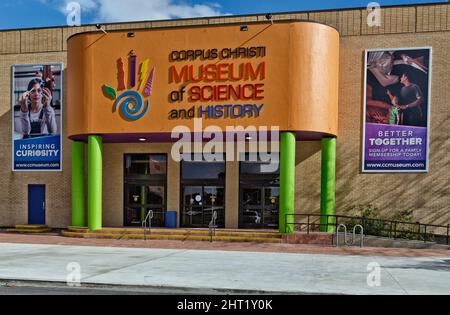 Musée des sciences et de l'histoire de Corpus Christi, Corpus Christi, Texas. Banque D'Images