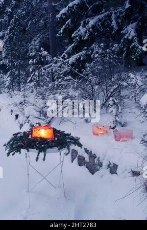 Lanterne de glace Banque D'Images