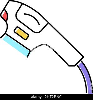 illustration vectorielle de l'icône de couleur laser de diode Illustration de Vecteur