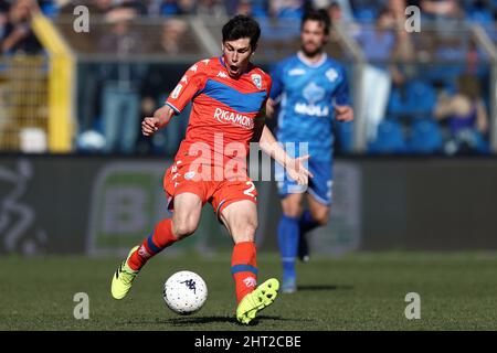 Côme, Italie. 26th févr. 2022. Dimitri Bisoli (Brescia Calcio) réagit au cours de Como 1907 contre Brescia Calcio, match de football italien série B à Côme, Italie, février 26 2022 crédit: Agence de photo indépendante/Alamy Live News Banque D'Images