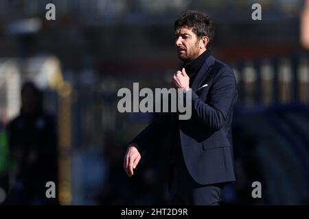 Côme, Italie. 26th févr. 2022. Giacomo Gattuso (Côme 1907) pendant Como 1907 contre Brescia Calcio, match de football italien série B à Côme, Italie, février 26 2022 crédit: Agence de photo indépendante/Alamy Live News Banque D'Images