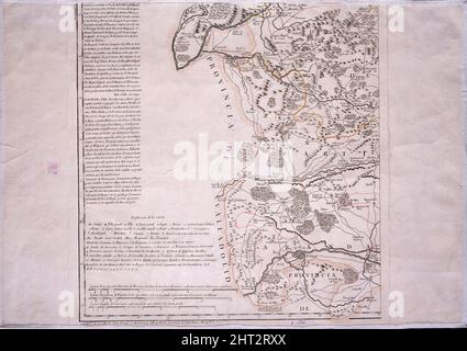 MAPA GEOGRAFICO DE UNA PARTE DE LA PROVINCIA DE BURGOS - 1784 - (PARTE TERCERA). Auteur: LOPEZ TOMAS. LIEU: BIBLIOTECA NACIONAL-COLECCION. MADRID. ESPAGNE. Banque D'Images