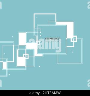 Plan architectural abstrait avec des éléments simples. Arrière-plan vectoriel moderne Illustration de Vecteur