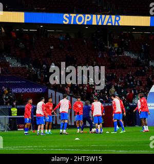 Madrid, Espagne. 26th févr. 2022. La Liga Spanish la Liga football Match Atletico de Madrid contre Celta au stade Wanda Metropolitano, Madrid 26 février 2022 900/Cordon Press Credit: CORDON PRESS/Alay Live News Banque D'Images