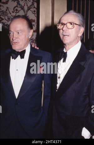 Bob Hope et Jack Albertson le 27 mars 1980 crédit : Ralph Dominguez/MediaPunch Banque D'Images