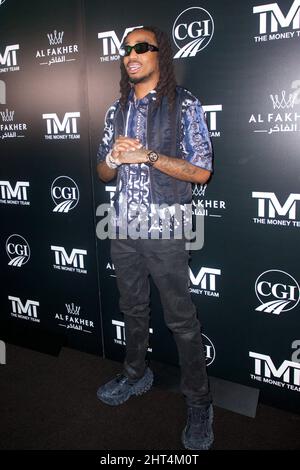 Miami Beach Fl 24 Fevrier Quavo Assiste Au Bash D Anniversaire Exclusif De Floyd Mayweather Sur