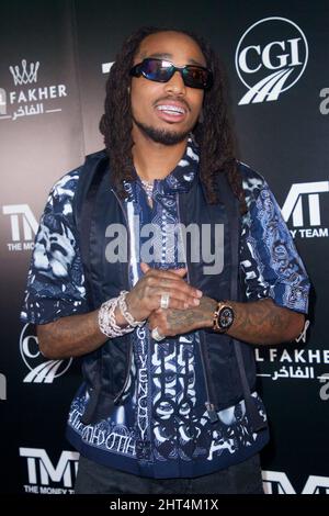 Miami Beach Fl 24 Fevrier Quavo Assiste Au Bash D Anniversaire Exclusif De Floyd Mayweather Sur