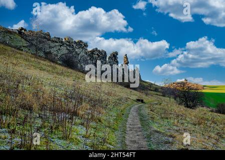 Photo du mur du diable en Allemagne Banque D'Images
