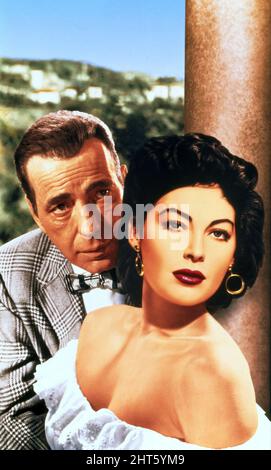 HUMPHREY BOGART et AVA GARDNER dans LA CONTESSA PIEDS NUS (1954), réalisé par JOSEPH L. MANKIEWICZ. Crédit: ARTISTES UNIS / Album Banque D'Images