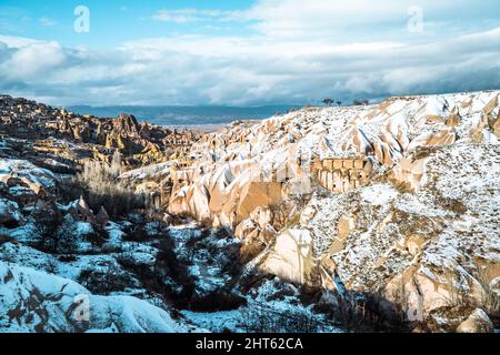 Belle photo de la vallée de Pigeon, Cappadoce, Turquie Banque D'Images