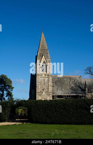 Ancienne église paroissiale de St. Mary, Atherstone-on-Stour, Warwickshire, Angleterre, Royaume-Uni Banque D'Images