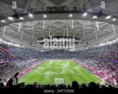 Le stade Al Thumama accueillera la coupe du monde de la FIFA, Qatar 2022. Banque D'Images