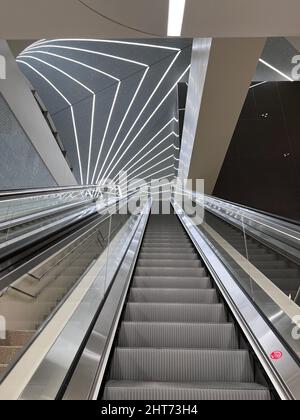 Station de métro Doha Banque D'Images