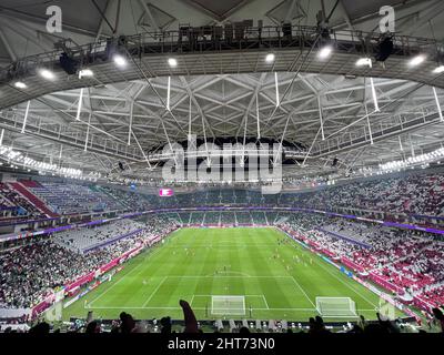 Le stade Al Thumama accueillera la coupe du monde de la FIFA, Qatar 2022. Banque D'Images