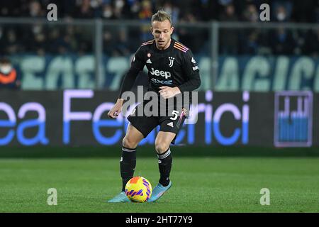 Empoli, Italie. 26th févr. 2022. Arthur de Juventus pendant le football série A match, Stadium Carlo Castellani, Empoli v Juventus, 26th février 2022 Photographer01 crédit: Independent photo Agency/Alamy Live News Banque D'Images