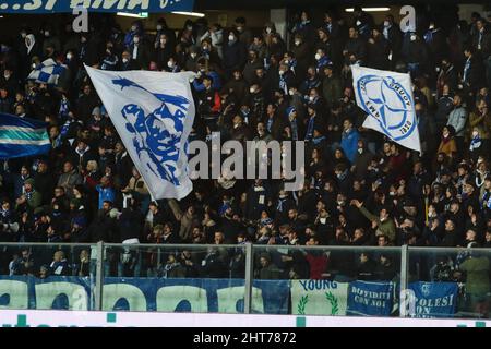 26 février 2022, empoli, firenze, Italie: Empoli, Italie 26th février 2022: Empoli FC Supporters lors de la série italienne Un match de football 202122 entre Empoli FC et Juventus FC au stade Castellani (Credit image: © Raffaele Conti/Pacific Press via ZUMA Press Wire) Banque D'Images