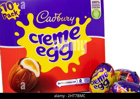 Cadbury Creme Egg Banque D'Images
