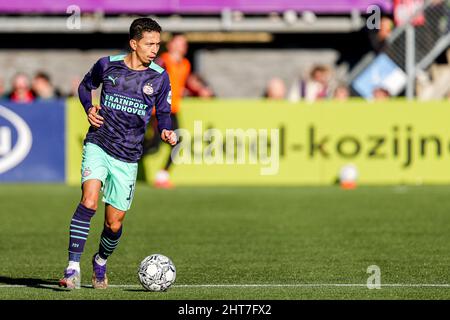 ROTTERDAM, PAYS-BAS - FÉVRIER 27 : Mauro Junior du PSV Eindhoven pendant le match néerlandais Eredivisie entre Sparta Rotterdam et le PSV au Sparta-Stadion Het Kasteel le 27 février 2022 à Rotterdam, pays-Bas (photo de Herman Dingler/Orange Pictures) Banque D'Images