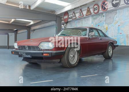 BARCELONE, ESPAGNE-25 MAI 2021 : JAGUAR XJS (XJ-S), SÉRIE 2 Banque D'Images